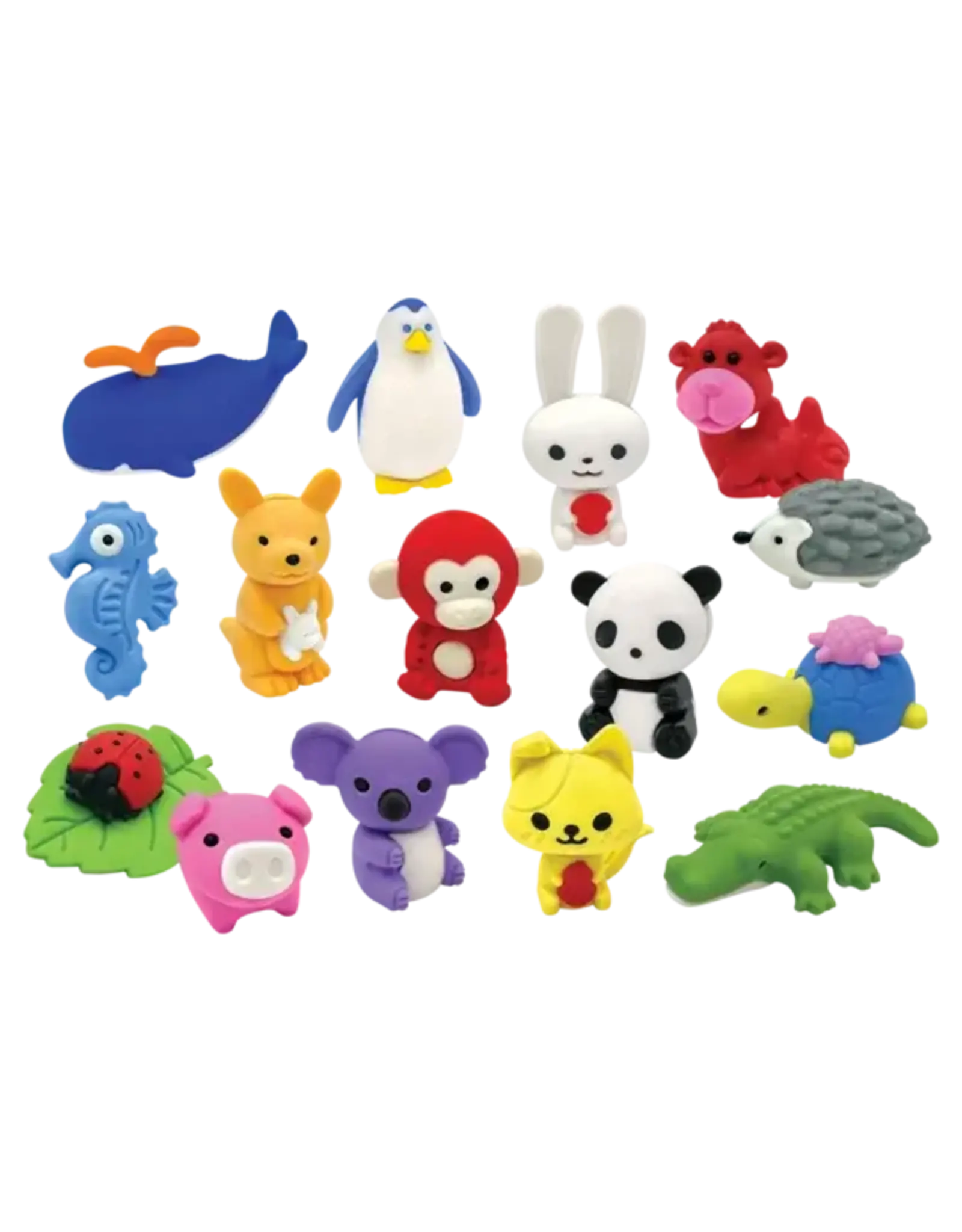 DESK PETS: ANIMAL ERASERS SET 40PC