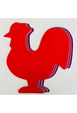 SUPER CUT OUT ROOSTER 8"X10" 15 PACK