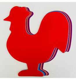 SUPER CUT OUT ROOSTER 8"X10" 15 PACK