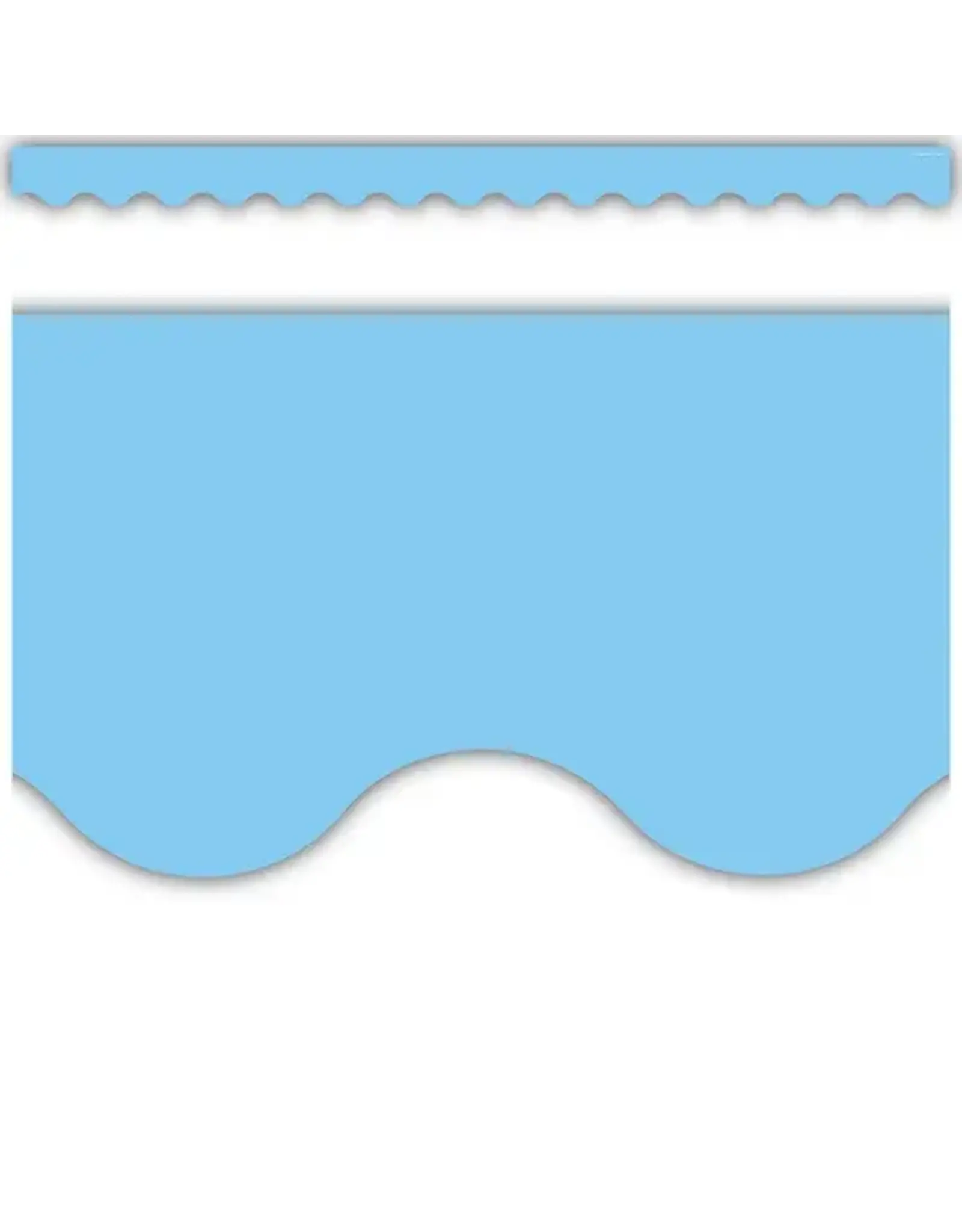 Carson-Dellosa SCALLOPED  BORDERS  2¼" x 39' SKY BLUE
