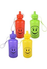 SMILE FACE WATER BOTTLES 18OZ - 12 PACK