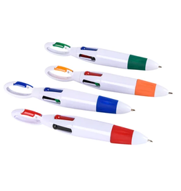 CARABINER SHUTTLE PENS 4/COLORS 12 PACK