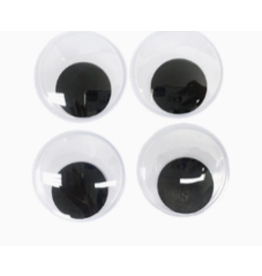 EYES, WIGGLE: PASTE-ON, 30MM 25 PIECES