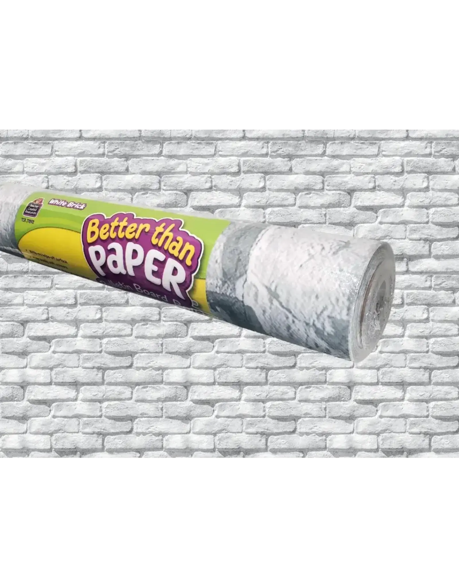 BETTER BACKING PAPER: 48"X12' WHITE BRICK