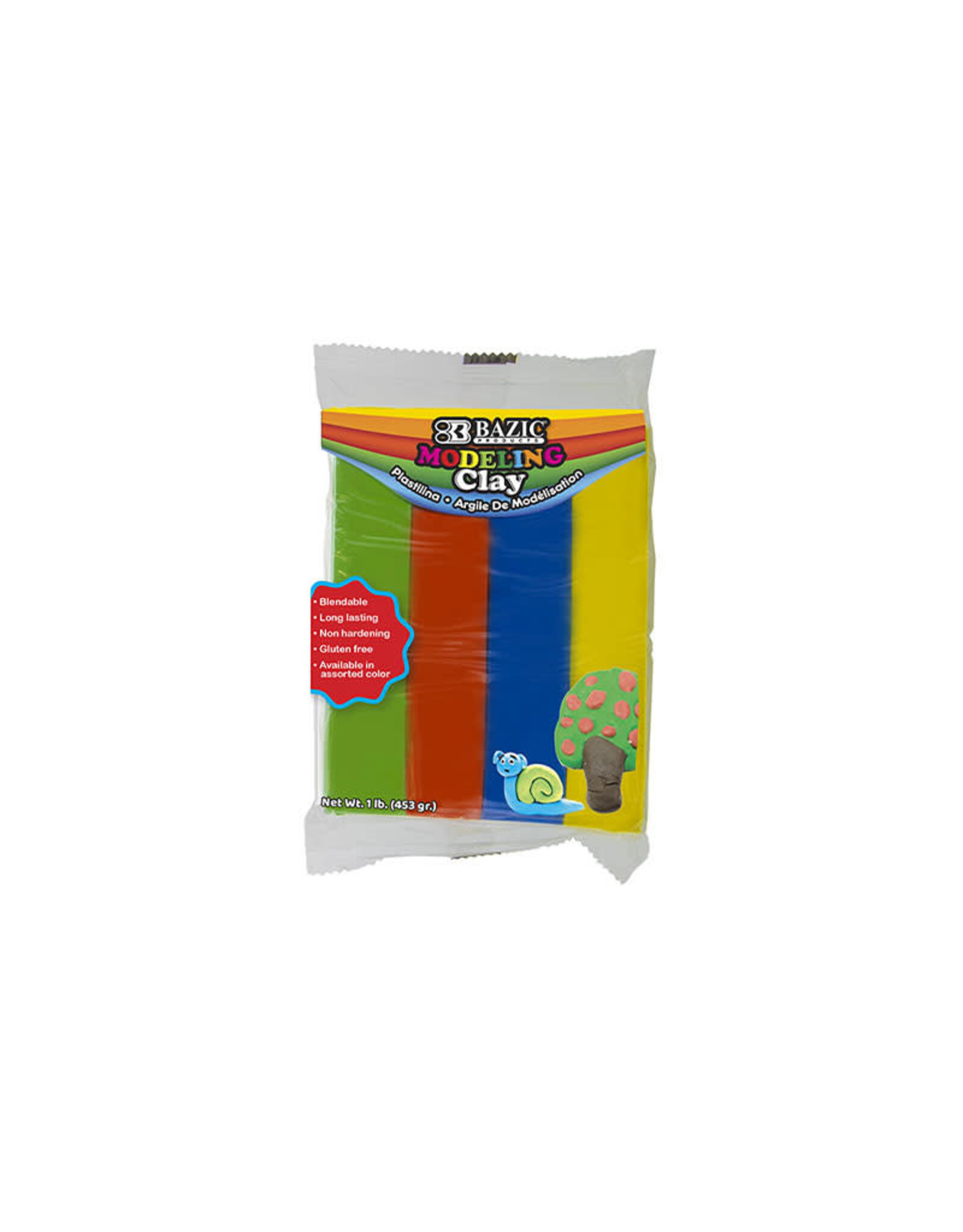 Crayola MODELING CLAY - 1LB - ASSORTED PRIMARY COLORS