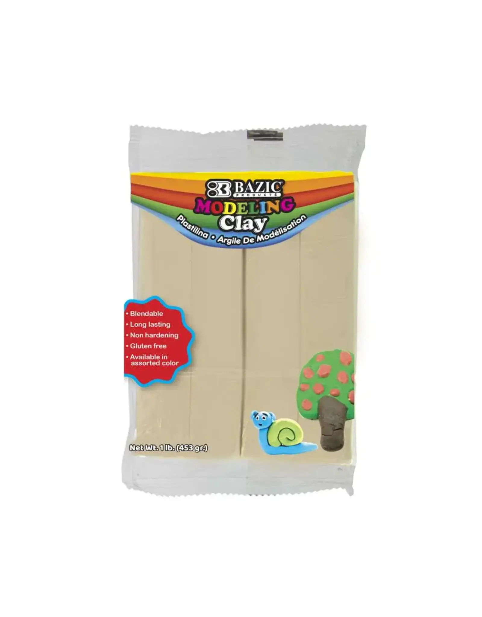 MODELING CLAY -  1LB CREAM