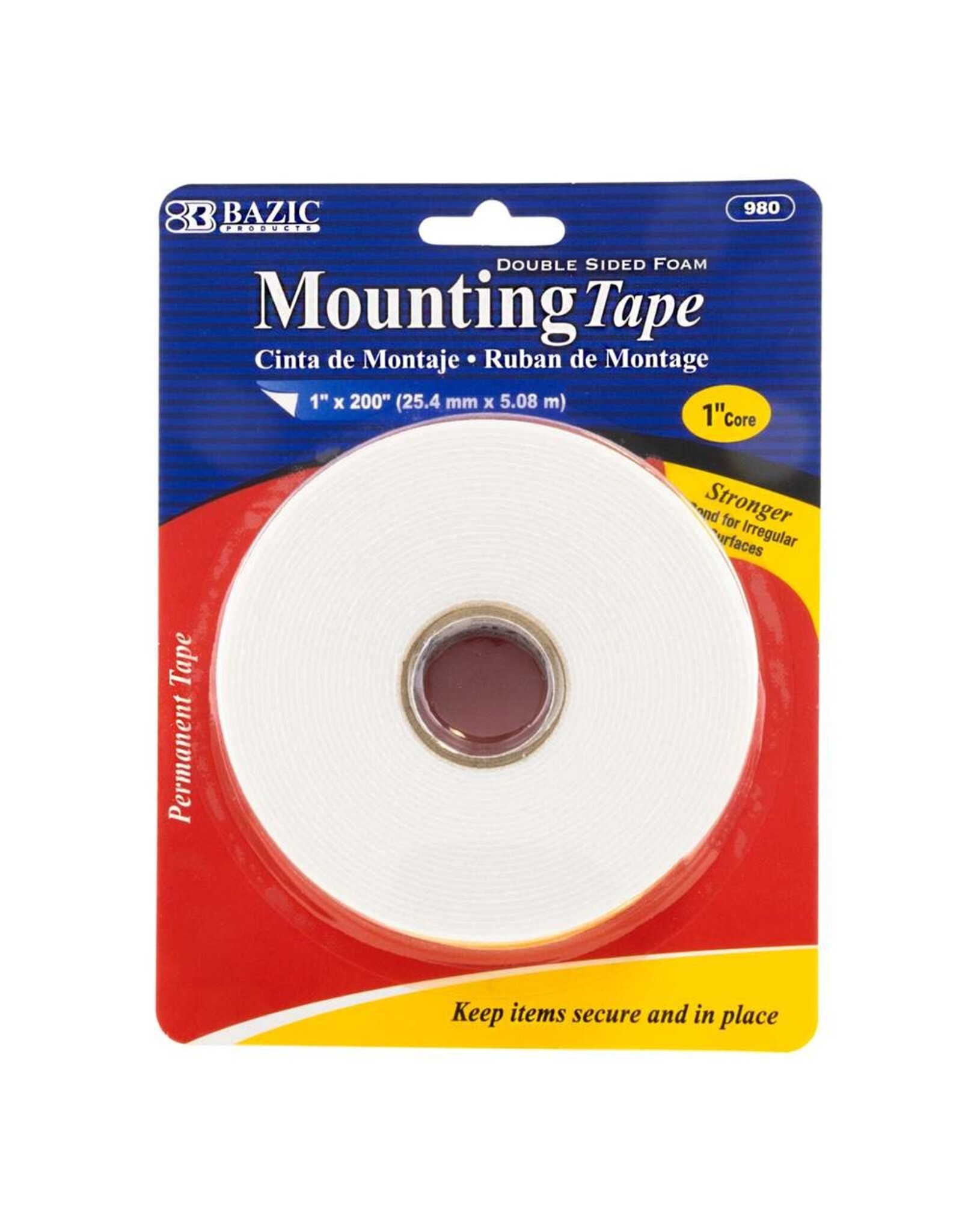 DOUBLE SIDED MOUNTING TAPE 1"X200"