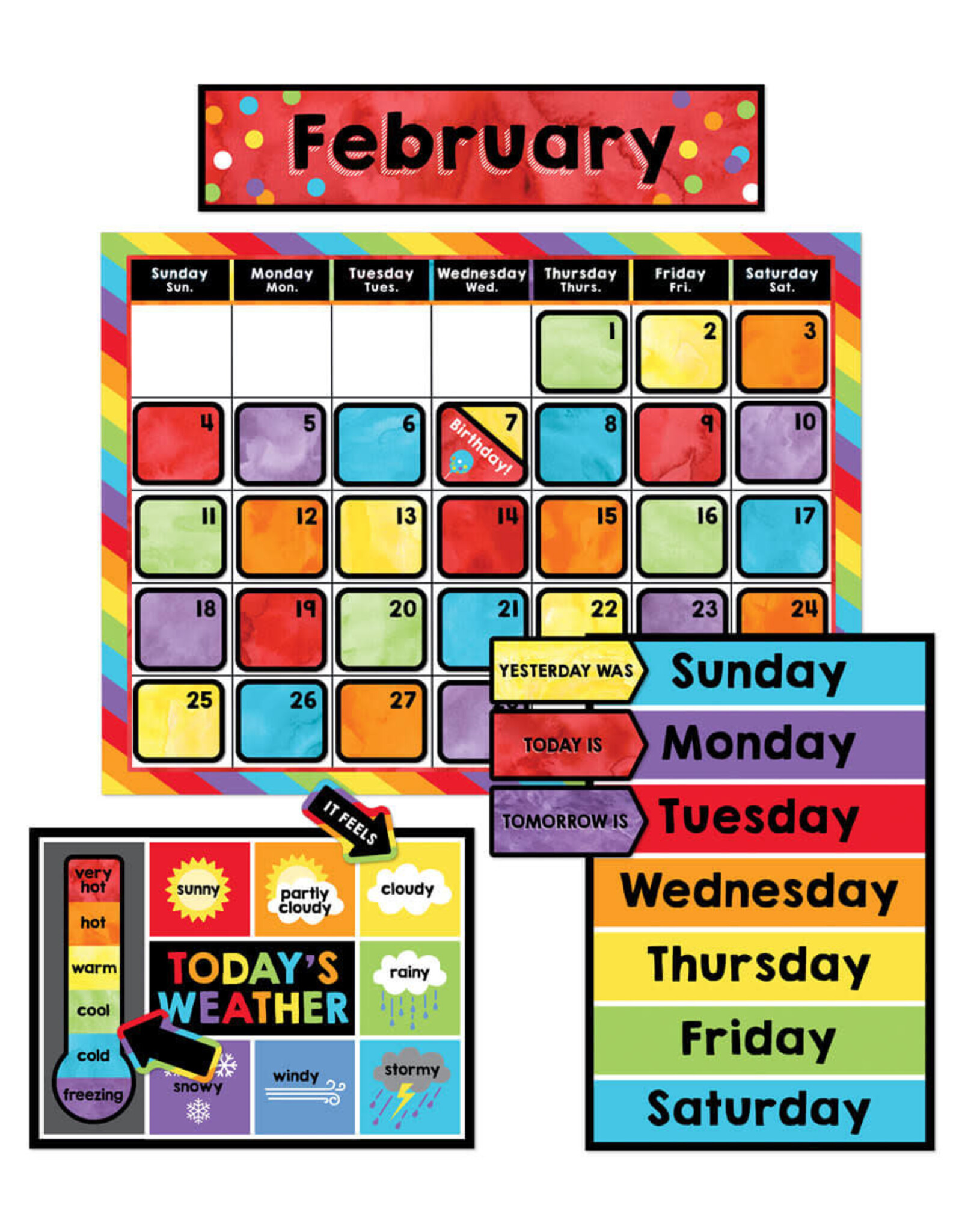BULLETIN BOARD SET: CELEBRATE LEARNING CALENDAR