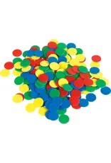 ASSORTED  COLORED DISCS  7/8", OPAQUE 100 PACK