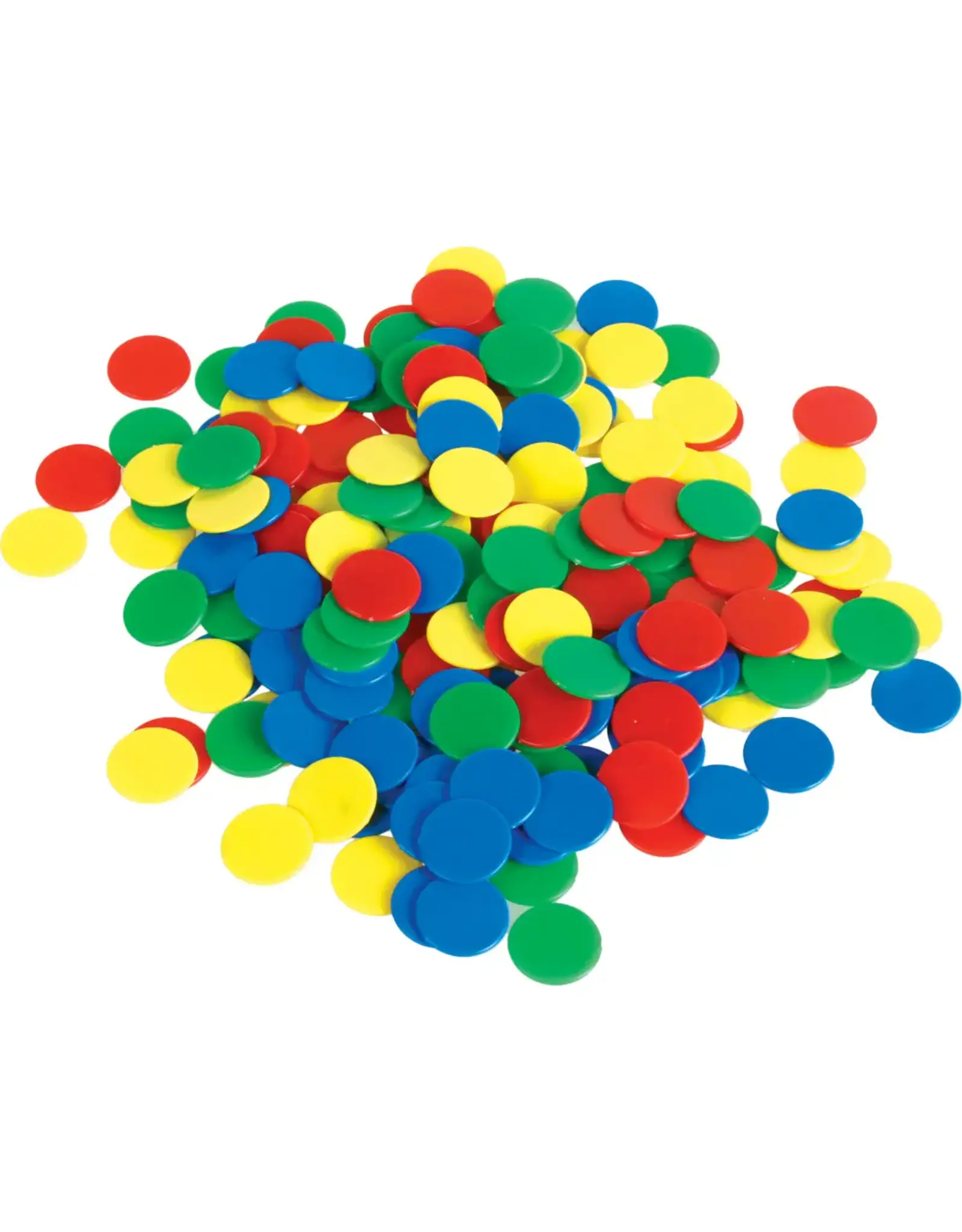 ASSORTED  COLORED DISCS  7/8", OPAQUE 100 PACK