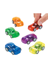 TRANSPARENT PULL BACK CARS 24 PACK