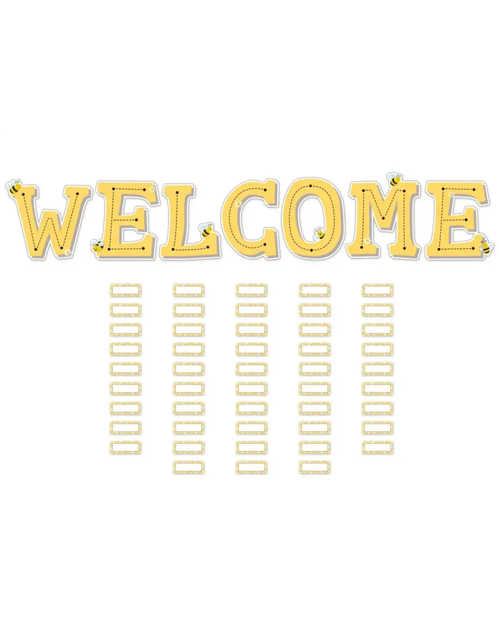 BULLETIN BOARD SET BUZZING BEES WELCOME