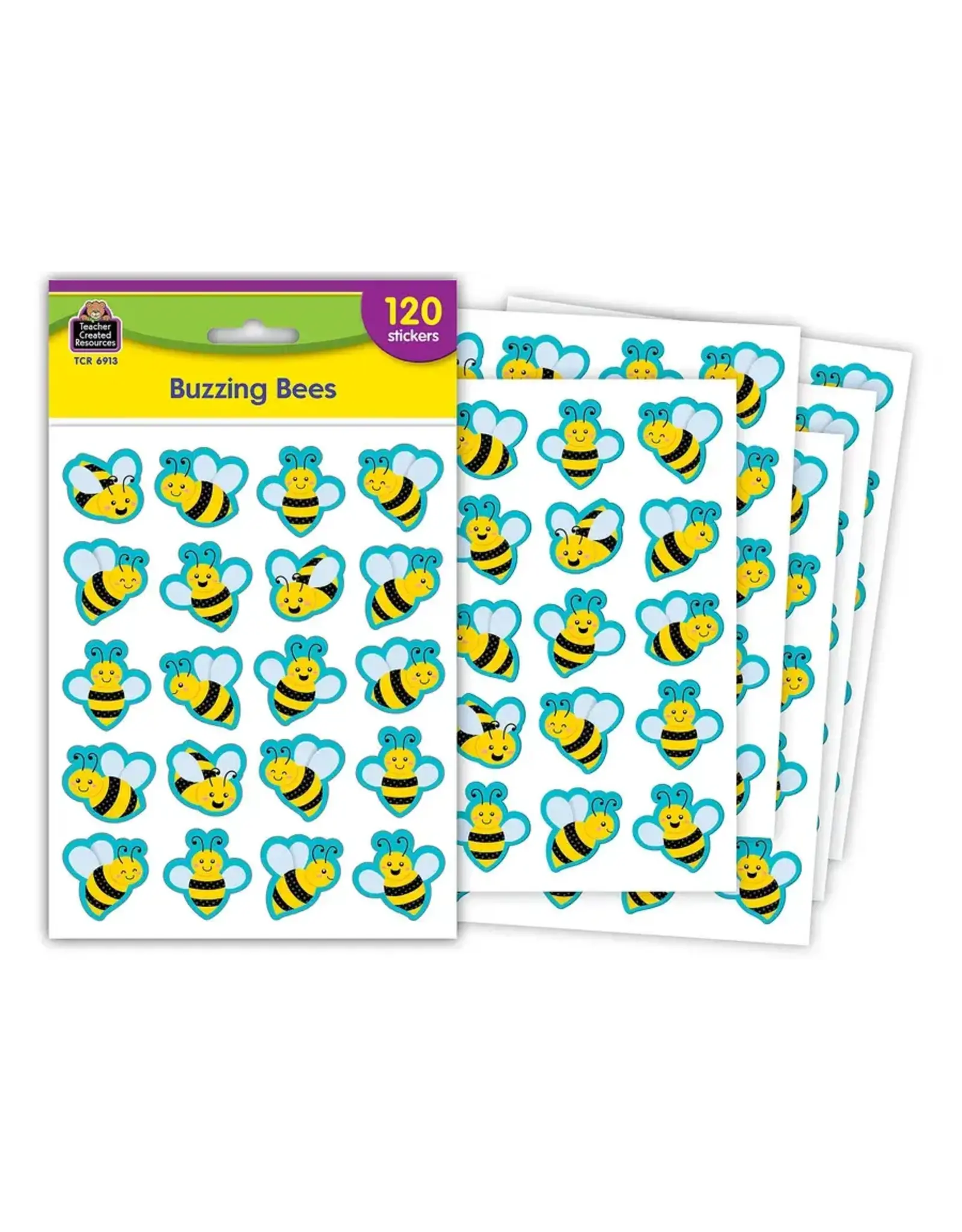 STICKERS BUZZING BEES 120 PIECES