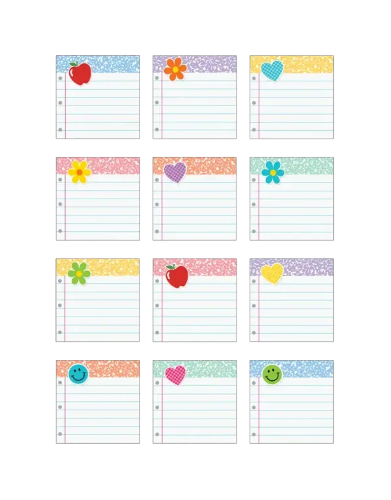 MINI ACCENTS COOL FOR SCHOOL 36 PIECES