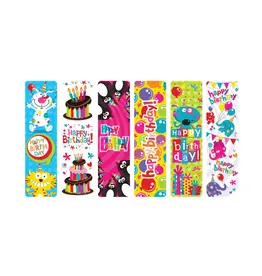HAPPY BIRTHDAY BOOKMARKS ASSORTED DESIGNS