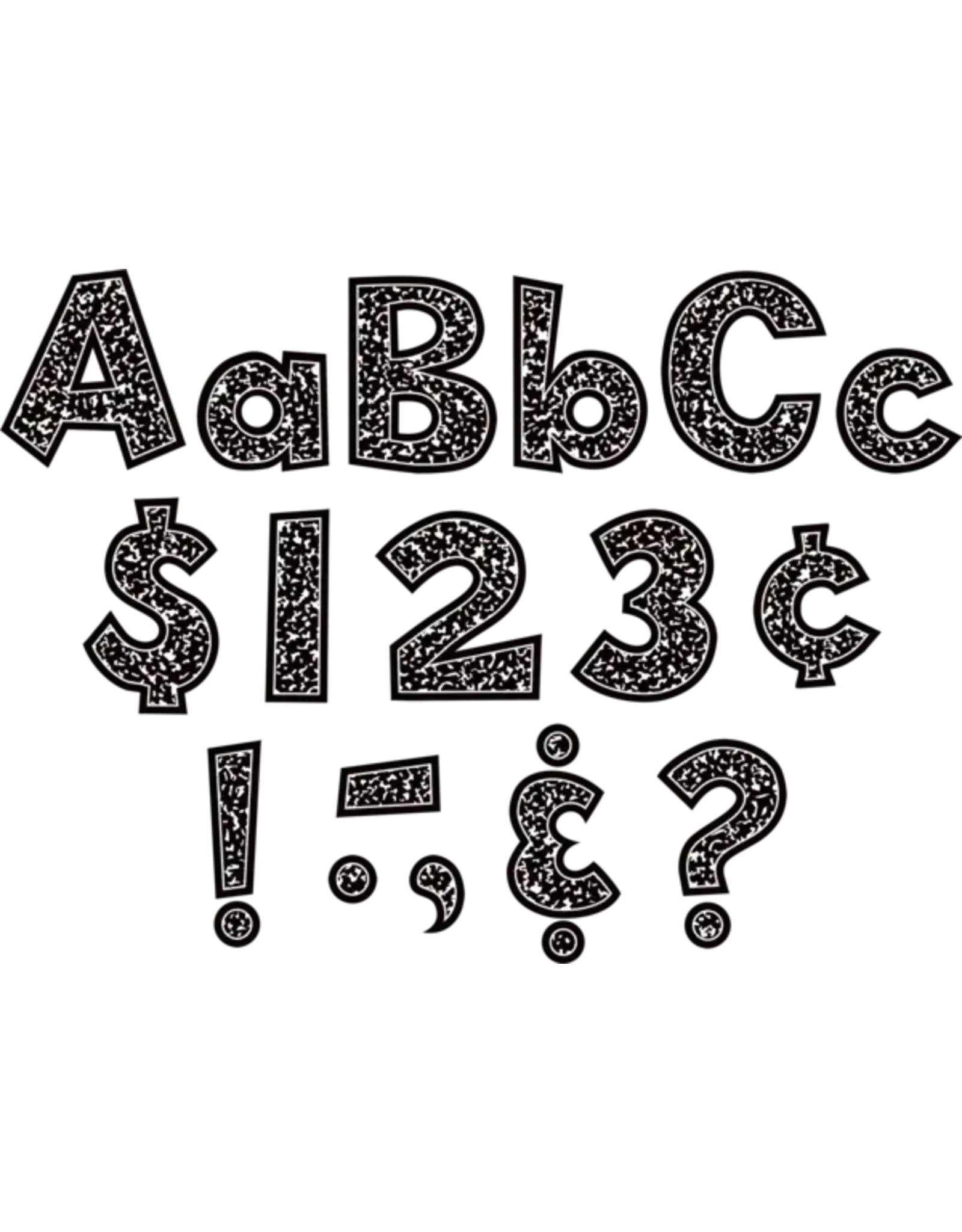 READY LETTERS: COMPOSITION 4" COMBO PACK 162 PIECES