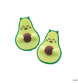 AVOCADO ERASERS  24 PACK