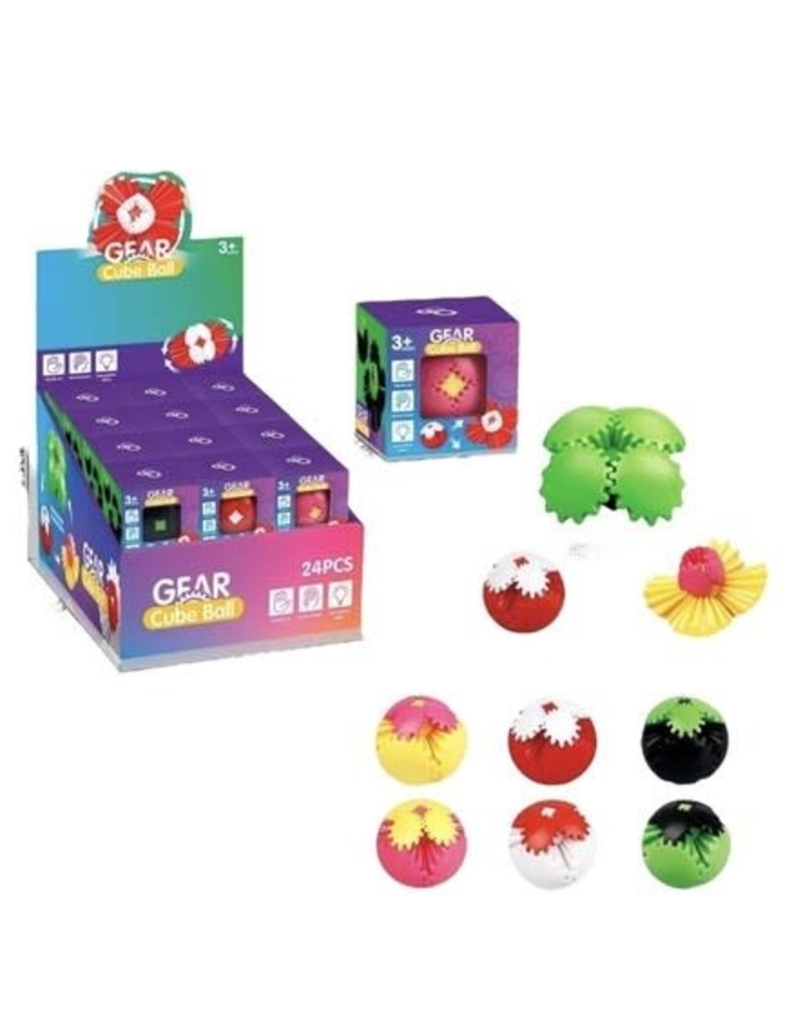 6.5CM GEAR BALL/2 TONE