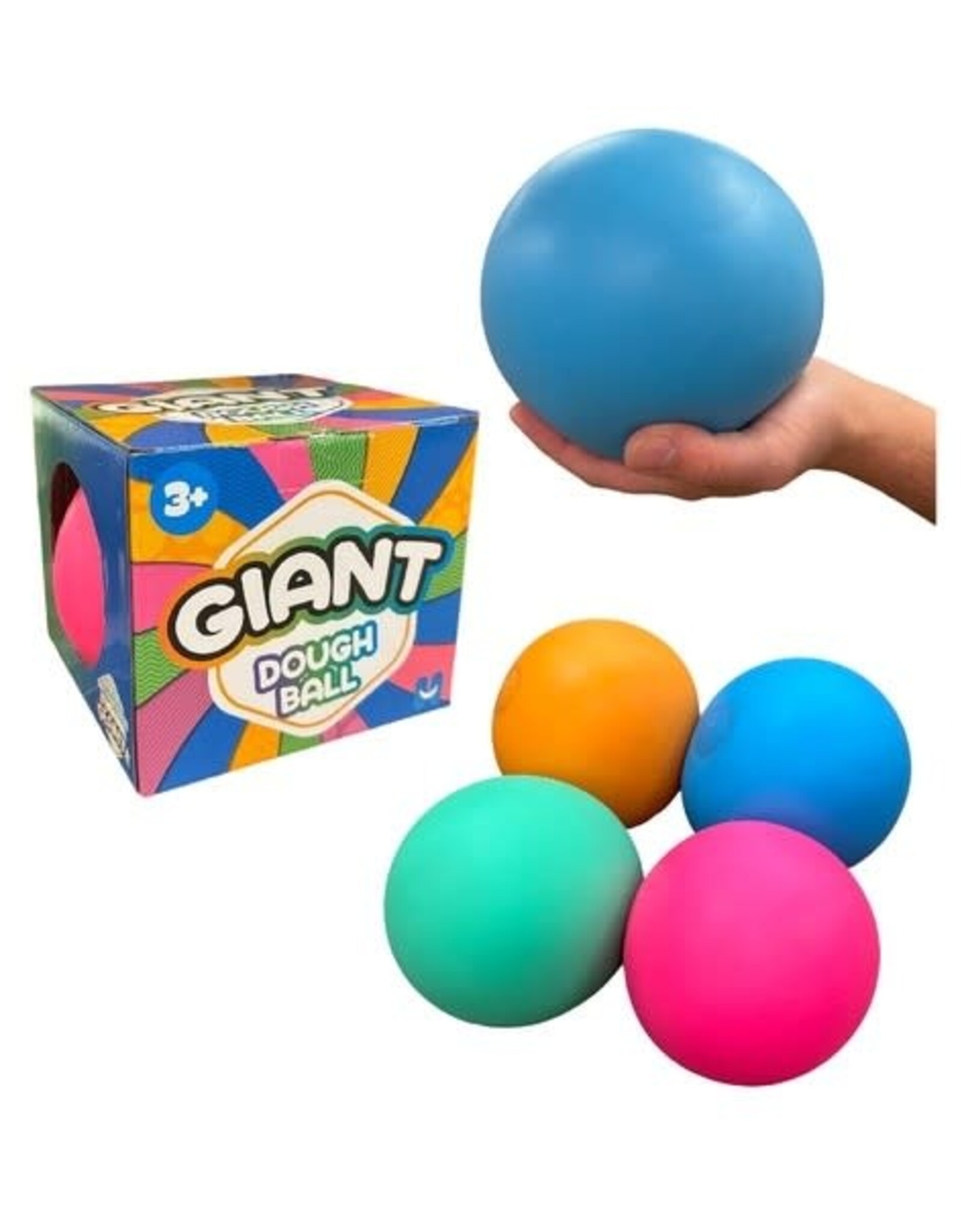 GIANT SQUISH DOUGH BALL  6”