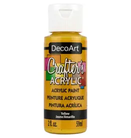 Deco Art Crafter's Acrylic All-Purpose Paint 2oz- Yellow