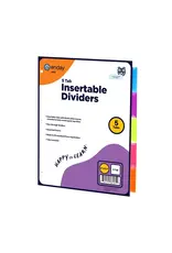 DIVIDERS 5-TAB PLASTIC WITH POCKETS