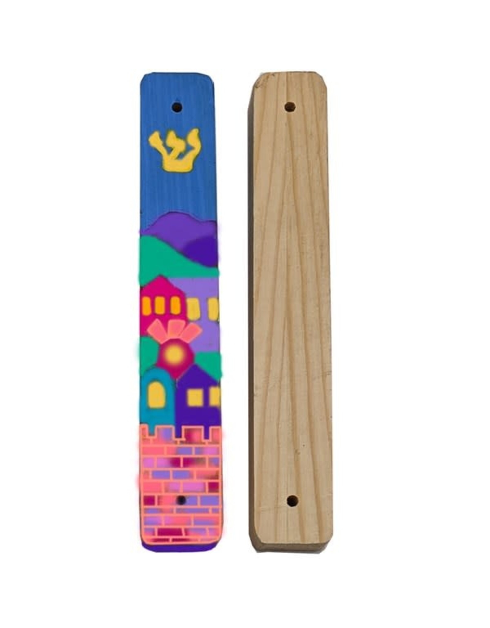 WOOD SHAPE:  DYO MEZUZA CASE 6" 12 PACK