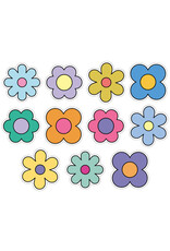 Carson-Dellosa CUT OUTS: RETRO MIX FLOWERS 36 PIECES