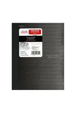 FIVE STAR COMPOSITION NOTEBOOK - 9 3/4"X7 1/2" WIDE RULED 100 SHEETS, WITH PLASTIC COVER ASSORTED COLORS