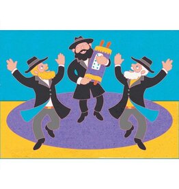 SAND ART CARD  SIMCHA TORAH