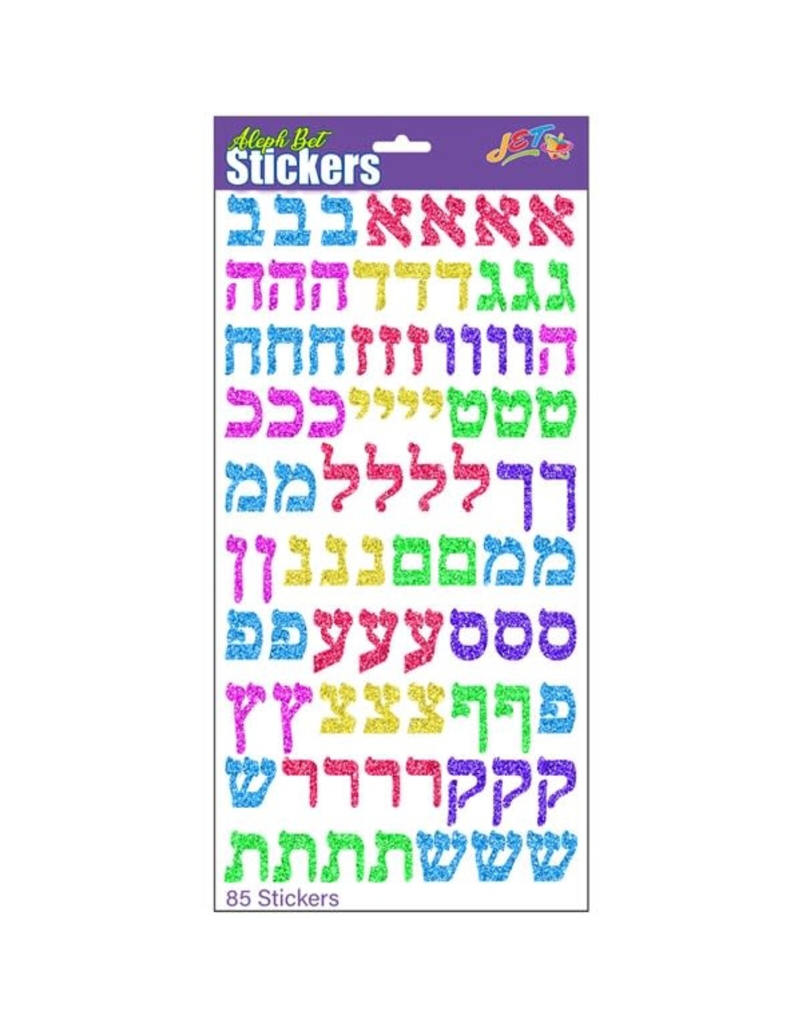 STICKERS: ALEF BAIS 1 SHEET