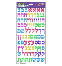 STICKERS: ALEF BAIS 1 SHEET