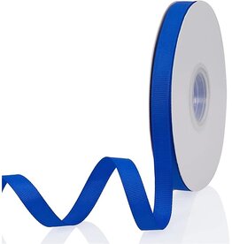 GROSGRAIN POLYESTER RIBBON: ROYAL BLUE 3/8” x 25 YARDS