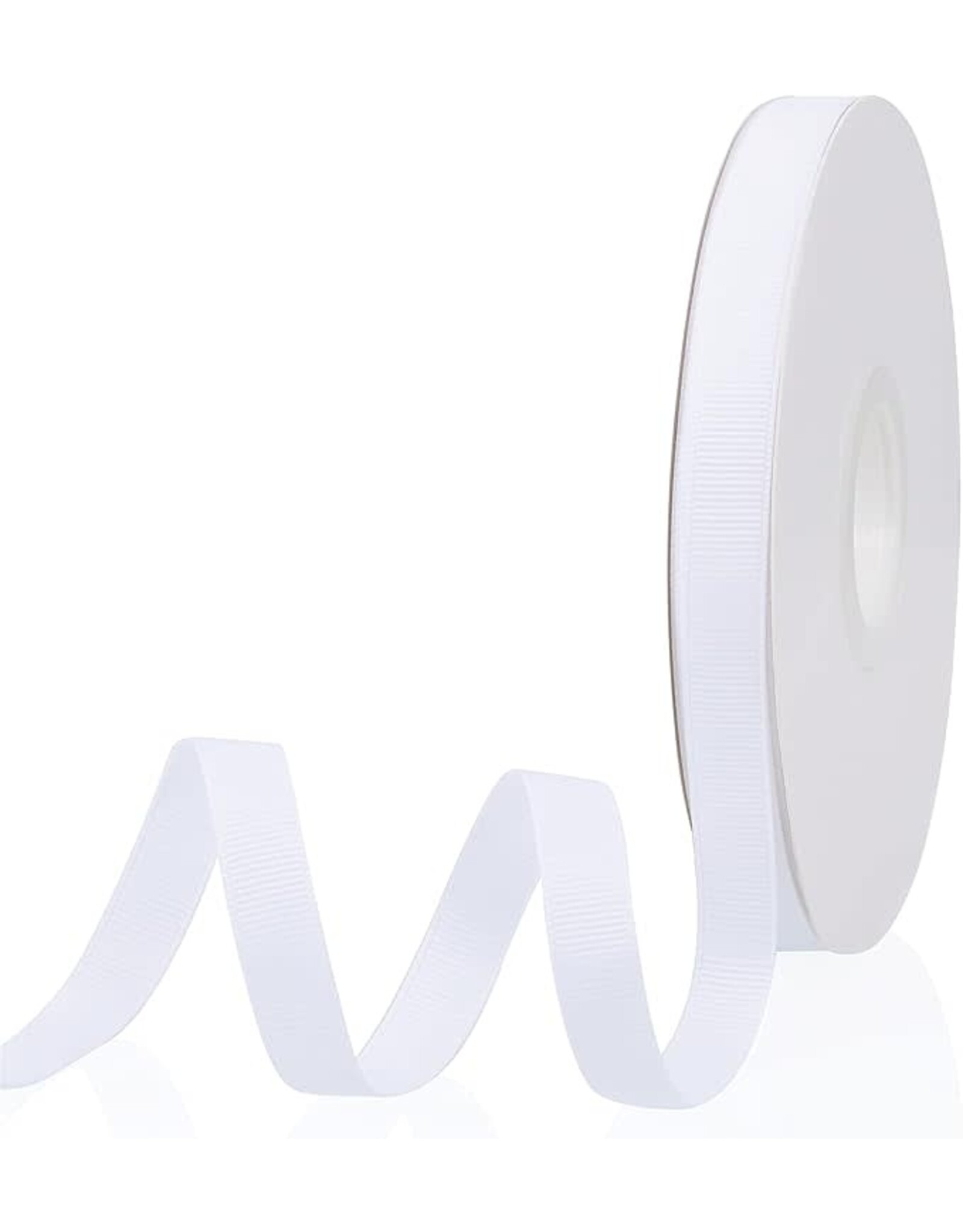 GROSGRAIN RIBBON WHITE 5/8” x 25yrd