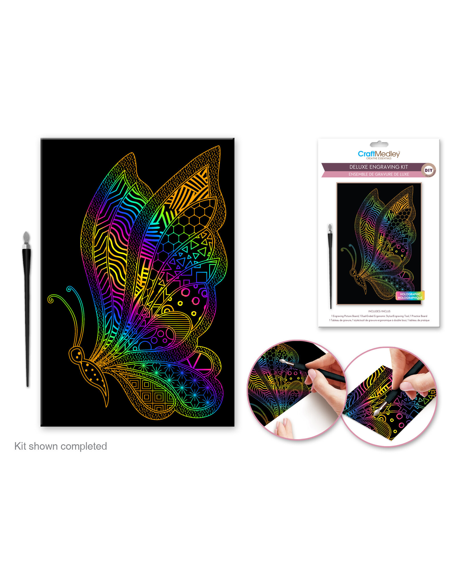 DELUXE ENGRAVING KIT BUTTERFLY