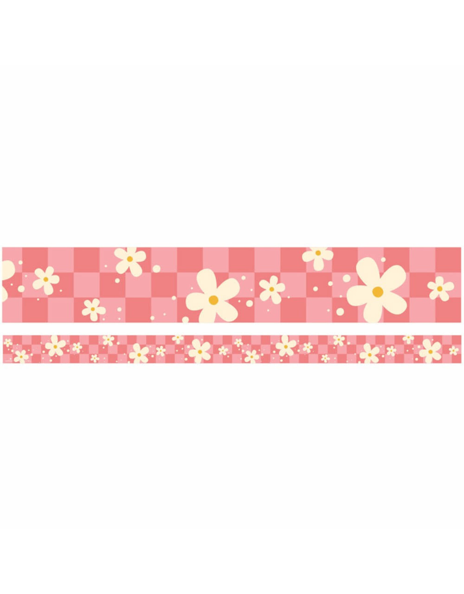 STRAIGHT BORDER: FLOWER POWER - 2 1/4"X37'