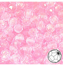 FACETED BEADS: 8MM PINK  900 PACK