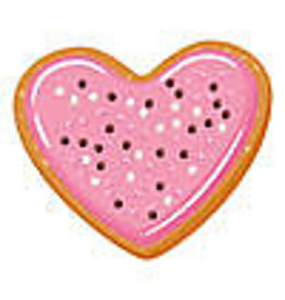CUT OUT: ASSORTED HEART COOKIES  5.5"X5.5" 36 PACK