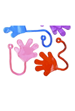 LARGE STICKY  HANDS 8" 12 PACK