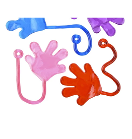 LARGE STICKY  HANDS 8" 12 PACK