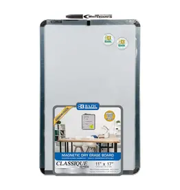 Magnetic Dry Erase Board with Marker 11"x17" & 2 Magnets
