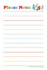 NOTEPAD  3.5 X 5 "PLEASE NOTE" 35 SHEETS