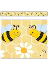 STRAIGHT BORDER BUZZING BEES 3"X35"
