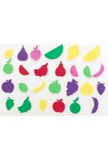 FOAM STICKER - FRUIT SHAPES - 60 PACK