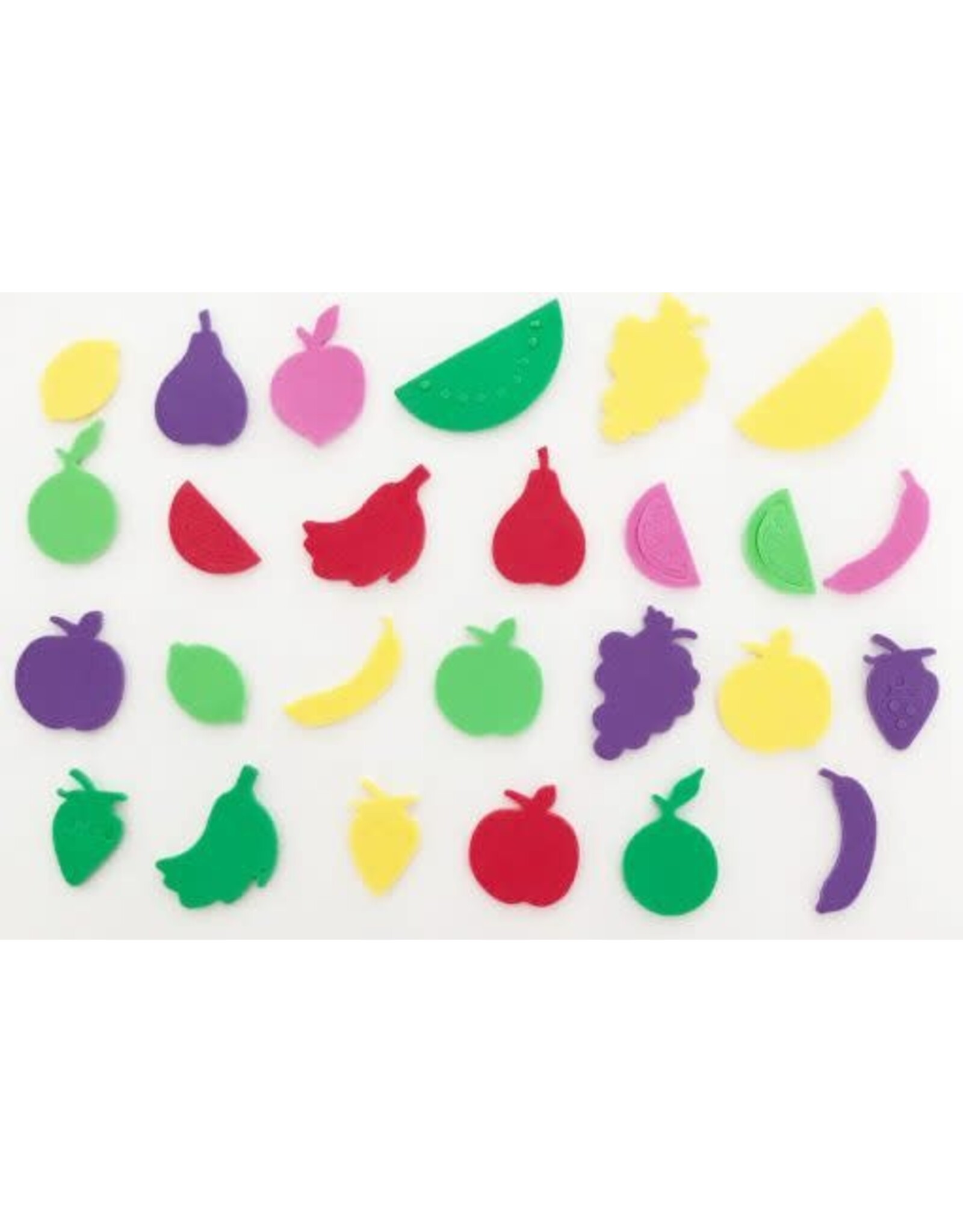 FOAM STICKER - FRUIT SHAPES - 60 PACK