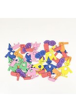 FOAM STICKERS: ASSORTED PURIM THEME - 40 PACK
