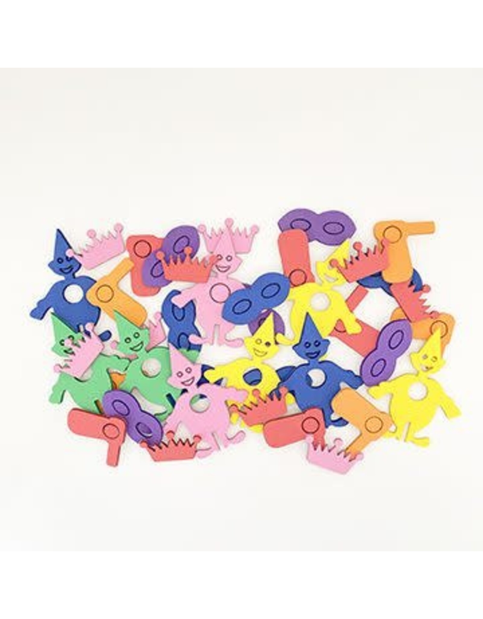 FOAM STICKERS: ASSORTED PURIM THEME - 40 PACK