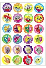STICKERS: ASSORTED ANIMATED DREIDLES 10 SHEET