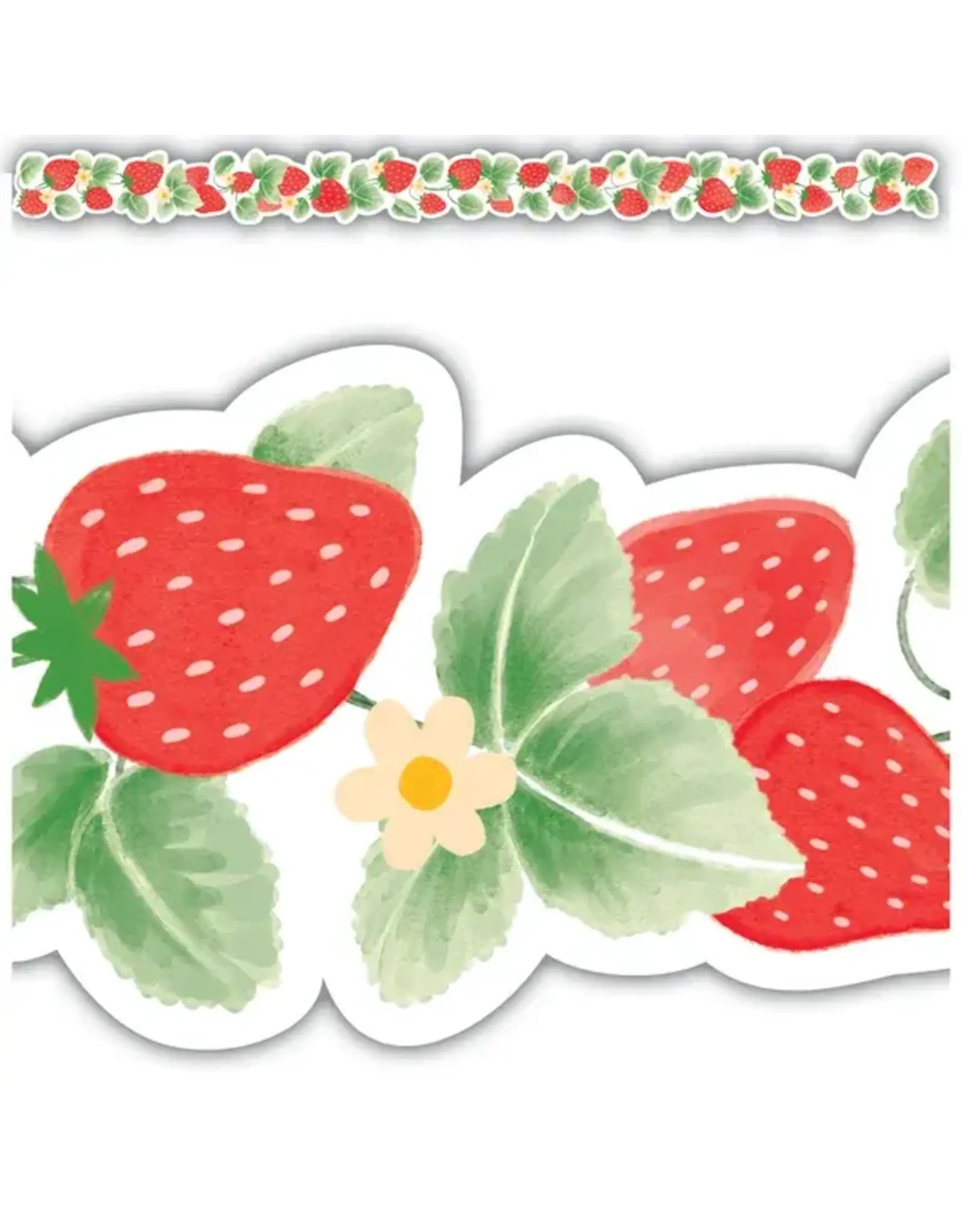 DIE CUT BORDER STRAWBERRY PATCH - 2 3/4"X35'