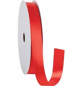 SATIN RIBBON: 3/8"x10 YARDS - RED