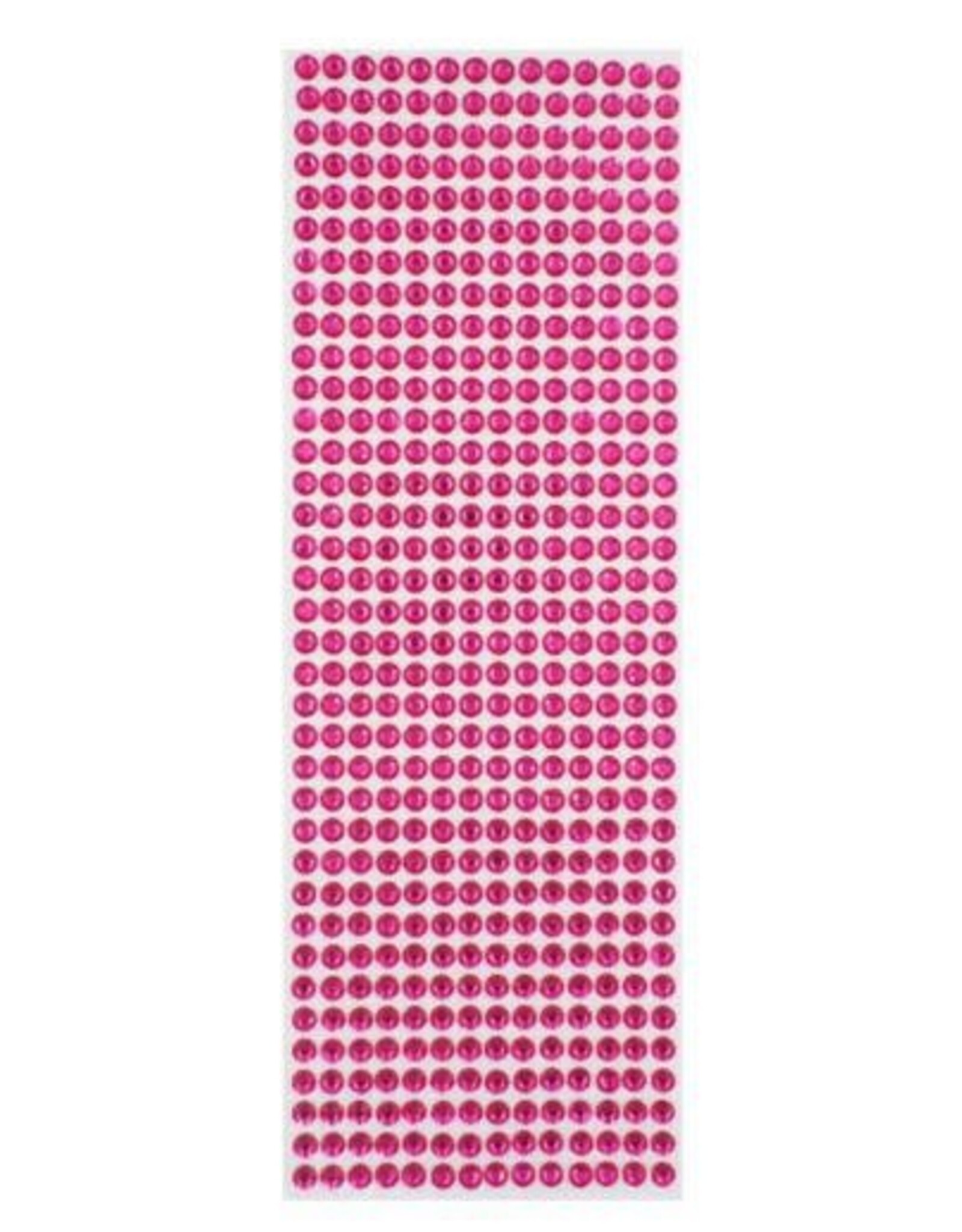 RHINESTONE STICKER: 6MM DARK PINK 504 PACK